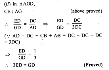 ML Aggarwal Class 10 Solutions for ICSE Maths Chapter 13 Similarity Chapter Test Q3.4
