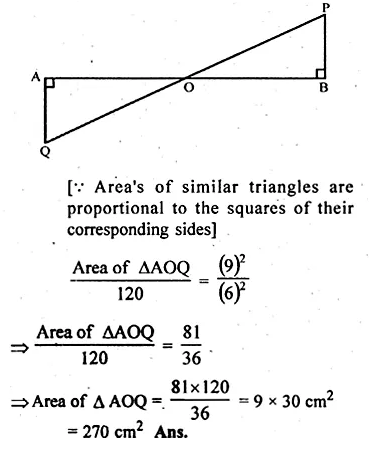 ML Aggarwal Class 10 Solutions for ICSE Maths Chapter 13 Similarity Ex 13.3 Q5.4