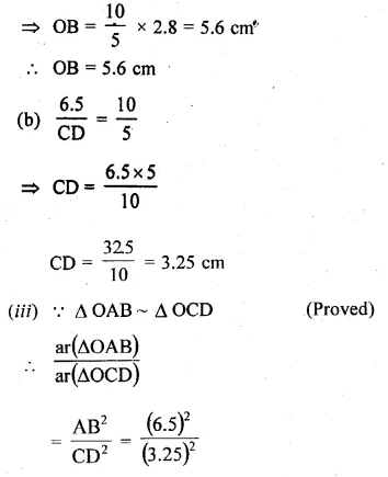 ML Aggarwal Class 10 Solutions for ICSE Maths Chapter 13 Similarity Ex 13.3 Q5.7
