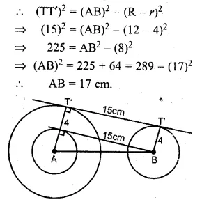 ML Aggarwal Class 10 Solutions for ICSE Maths Chapter 15 Circles Ex 15.3 Q14.1