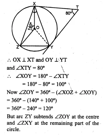 ML Aggarwal Class 10 Solutions for ICSE Maths Chapter 15 Circles Ex 15.3 Q28.2