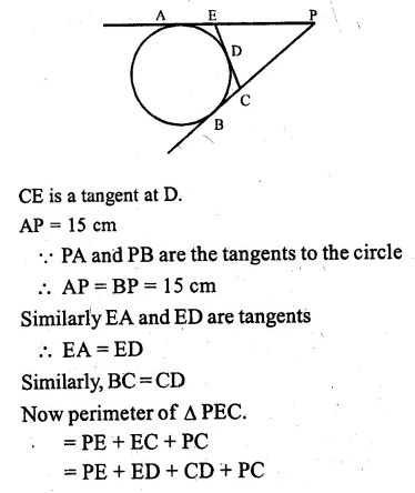 ML Aggarwal Class 10 Solutions for ICSE Maths Chapter 15 Circles Ex 15.3 Q8.3