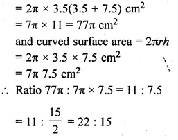 ML Aggarwal Class 10 Solutions for ICSE Maths Chapter 17 Mensuration Ex 17.1 Q12.1