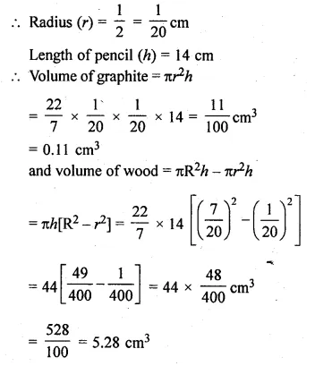 ML Aggarwal Class 10 Solutions for ICSE Maths Chapter 17 Mensuration Ex 17.1 Q20.1