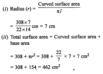 ML Aggarwal Class 10 Solutions for ICSE Maths Chapter 17 Mensuration Ex 17.2 Q4.1