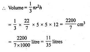 ML Aggarwal Class 10 Solutions for ICSE Maths Chapter 17 Mensuration Ex 17.2 Q6.2