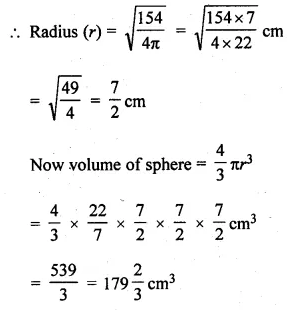 ML Aggarwal Class 10 Solutions for ICSE Maths Chapter 17 Mensuration Ex 17.3 Q12.1