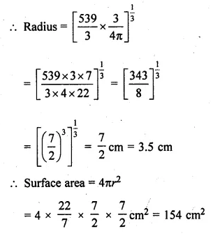 ML Aggarwal Class 10 Solutions for ICSE Maths Chapter 17 Mensuration Ex 17.3 Q13.1