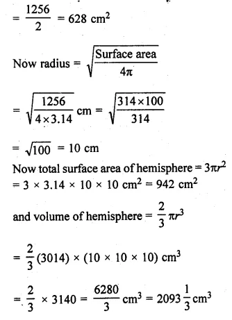 ML Aggarwal Class 10 Solutions for ICSE Maths Chapter 17 Mensuration Ex 17.3 Q16.1