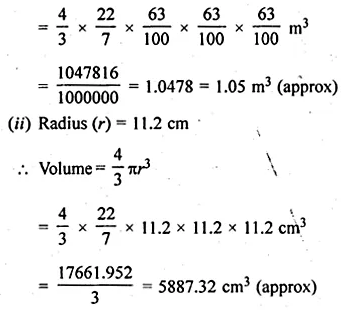 ML Aggarwal Class 10 Solutions for ICSE Maths Chapter 17 Mensuration Ex 17.3 Q2.1