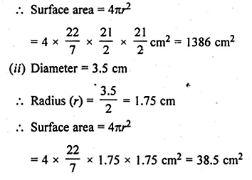 ML Aggarwal Class 10 Solutions for ICSE Maths Chapter 17 Mensuration Ex 17.3 Q3.1