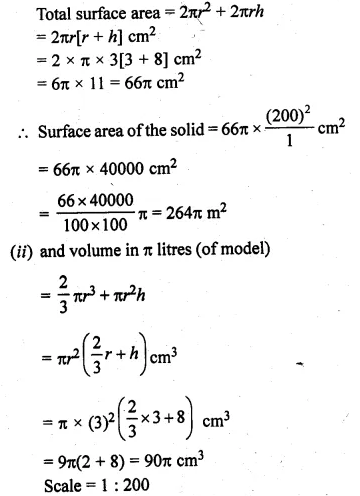 ML Aggarwal Class 10 Solutions for ICSE Maths Chapter 17 Mensuration Ex 17.4 Q21.2