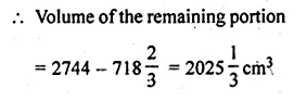 ML Aggarwal Class 10 Solutions for ICSE Maths Chapter 17 Mensuration Ex 17.4 Q3.2