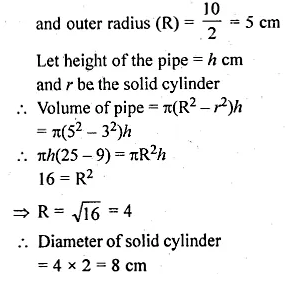 ML Aggarwal Class 10 Solutions for ICSE Maths Chapter 17 Mensuration Ex 17.5 Q10.1