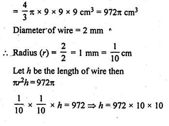 ML Aggarwal Class 10 Solutions for ICSE Maths Chapter 17 Mensuration Ex 17.5 Q2.1
