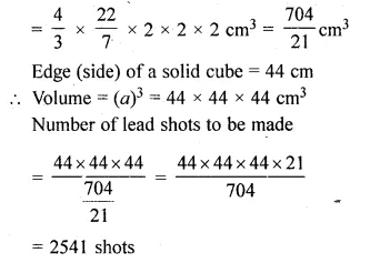 ML Aggarwal Class 10 Solutions for ICSE Maths Chapter 17 Mensuration Ex 17.5 Q20.1