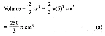 ML Aggarwal Class 10 Solutions for ICSE Maths Chapter 17 Mensuration MCQS Q11.1