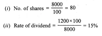 ML Aggarwal Class 10 Solutions for ICSE Maths Chapter 3 Shares and Dividends Ex 3 Q12.1