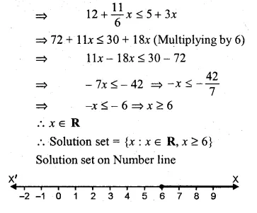 ML Aggarwal Class 10 Solutions for ICSE Maths Chapter 4 Linear Inequations Ex 4 Q20.1