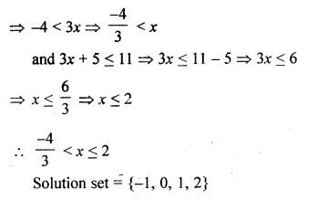 ML Aggarwal Class 10 Solutions for ICSE Maths Chapter 4 Linear Inequations MCQS Q4.1