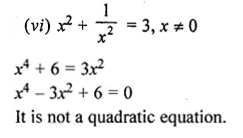 ML Aggarwal Class 10 Solutions for ICSE Maths Chapter 5 Quadratic Equations in One Variable Ex 5.1 Q1.2