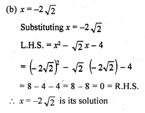 ML Aggarwal Class 10 Solutions for ICSE Maths Chapter 5 Quadratic Equations in One Variable Ex 5.1 Q3.3