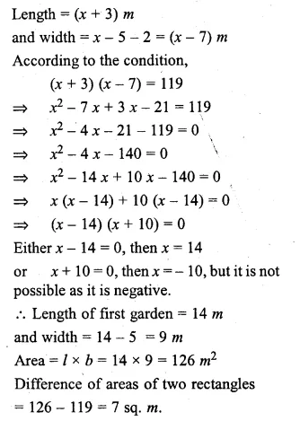 ML Aggarwal Class 10 Solutions for ICSE Maths Chapter 5 Quadratic Equations in One Variable Ex 5.5 Q15.1