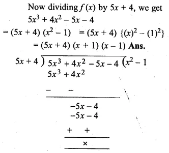 ML Aggarwal Class 10 Solutions for ICSE Maths Chapter 6 Factorization Chapter Test Q5.2