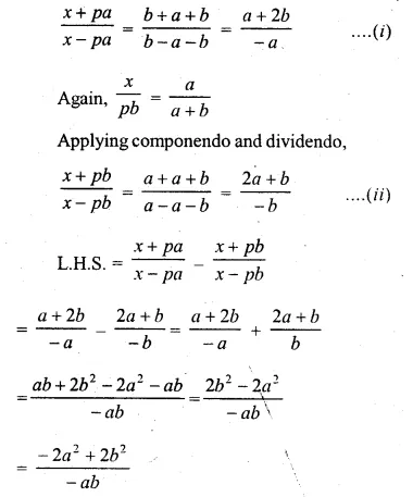 ML Aggarwal Class 10 Solutions for ICSE Maths Chapter 7 Ratio and Proportion Chapter Test Q20.1
