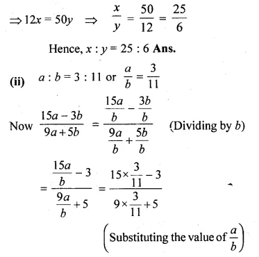 ML Aggarwal Class 10 Solutions for ICSE Maths Chapter 7 Ratio and Proportion Ex 7.1 Q11.1