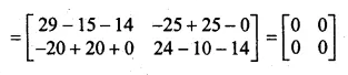 ML Aggarwal Class 10 Solutions for ICSE Maths Chapter 8 Matrices Chapter Test Q8.2