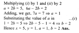 ML Aggarwal Class 10 Solutions for ICSE Maths Chapter 8 Matrices Ex 8.1 Q8.1