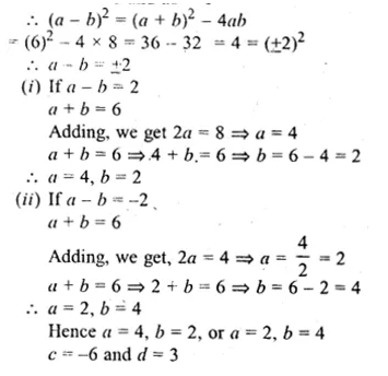 ML Aggarwal Class 10 Solutions for ICSE Maths Chapter 8 Matrices Ex 8.1 Q9.1