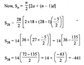 ML Aggarwal Class 10 Solutions for ICSE Maths Chapter 9 Arithmetic and Geometric Progressions Chapter Test Q19.2