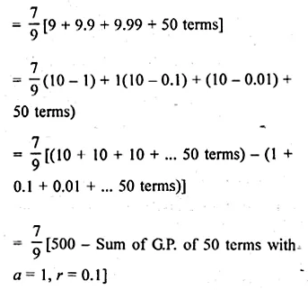 ML Aggarwal Class 10 Solutions for ICSE Maths Chapter 9 Arithmetic and Geometric Progressions Chapter Test Q36.1