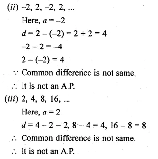 ML Aggarwal Class 10 Solutions for ICSE Maths Chapter 9 Arithmetic and Geometric Progressions Ex 9.1 Q3.1