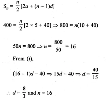ML Aggarwal Class 10 Solutions for ICSE Maths Chapter 9 Arithmetic and Geometric Progressions Ex 9.3 Q5.1