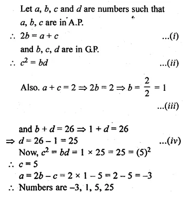 ML Aggarwal Class 10 Solutions for ICSE Maths Chapter 9 Arithmetic and Geometric Progressions Ex 9.4 Q23.1