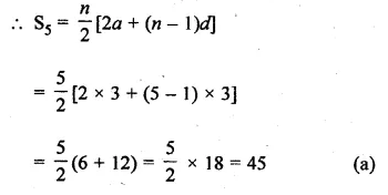 ML Aggarwal Class 10 Solutions for ICSE Maths Chapter 9 Arithmetic and Geometric Progressions MCQS Q22.1