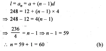 ML Aggarwal Class 10 Solutions for ICSE Maths Chapter 9 Arithmetic and Geometric Progressions MCQS Q24.1