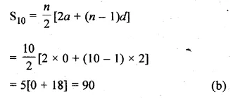 ML Aggarwal Class 10 Solutions for ICSE Maths Chapter 9 Arithmetic and Geometric Progressions MCQS Q25.1