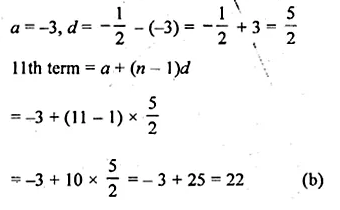 ML Aggarwal Class 10 Solutions for ICSE Maths Chapter 9 Arithmetic and Geometric Progressions MCQS Q4.1