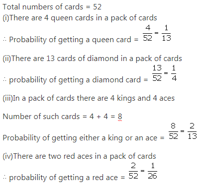 RS Aggarwal Solutions Class 10 Chapter 15 Probability Ex 15a 25