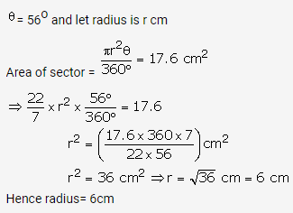 RS Aggarwal Solutions Class 10 Chapter 18 Areas of Circle, Sector and Segment Ex 18a 20