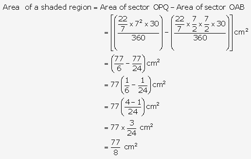 RS Aggarwal Solutions Class 10 Chapter 18 Areas of Circle, Sector and Segment Ex 18a 29