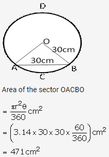 RS Aggarwal Solutions Class 10 Chapter 18 Areas of Circle, Sector and Segment Ex 18b 19