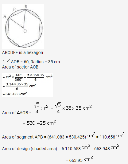 RS Aggarwal Solutions Class 10 Chapter 18 Areas of Circle, Sector and Segment Ex 18b 68