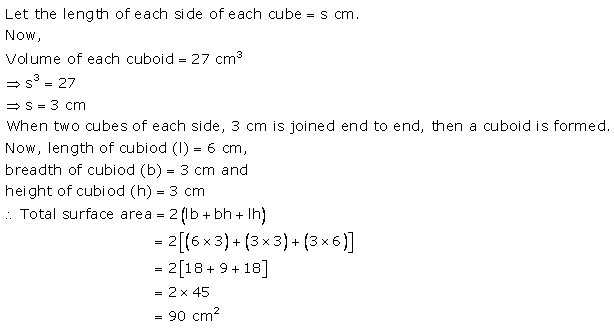 RS Aggarwal Solutions Class 10 Chapter 19 Volume and Surface Areas of Solids Ex 19a 1
