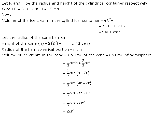 RS Aggarwal Solutions Class 10 Chapter 19 Volume and Surface Areas of Solids Ex 19a 18