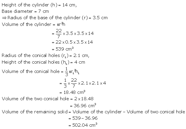 RS Aggarwal Solutions Class 10 Chapter 19 Volume and Surface Areas of Solids Ex 19a 30